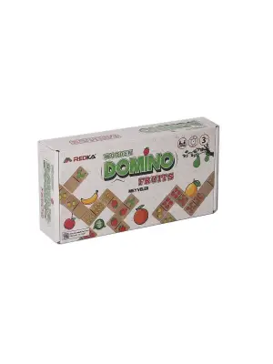 Omarı Ahşap Domino Meyve Oyun Seti