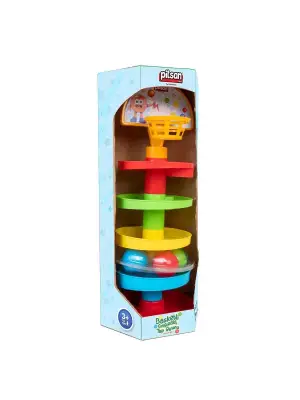 Omarı Renkli Basketli Çıngıraklı Top Oyunu