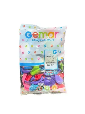 Omarı Renkli Doğum Günü Balonları Kolisinde Adet