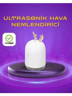 Renkli Led Işıklı Ve Sürekli Spreyli Masa Nemlendirici