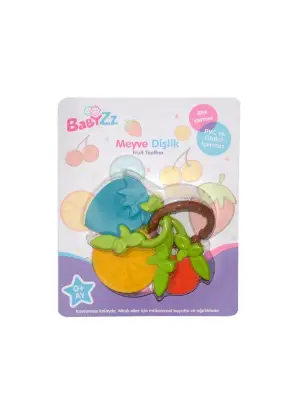 Omarı Renkli Meyve Dişlik - Bebeğiniz İçin Eğlenceli Diş Kaşıyıcı