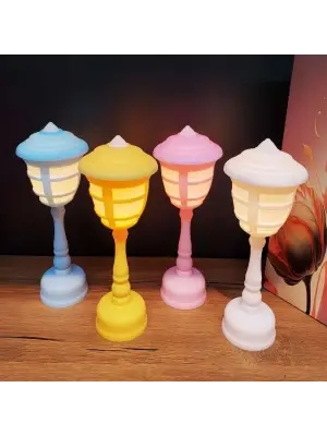 Renkli Sokak Lambası Tasarımlı Led Işık