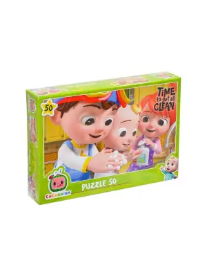 Omarı 50 Parça Cocomelon Çocuk Puzzle - Eğlenceli ve Renkli Oyun