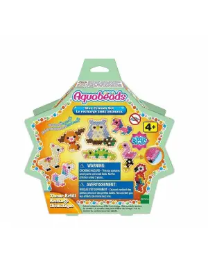 Omarı Renkli Yedek Boncuk Paketi - AquaBeads Star Bead Arkadaşlar Seti Seçeneği