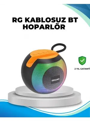 Rgb Işıklı Taşınabilir Kablosuz Bluetooth Hoparlör