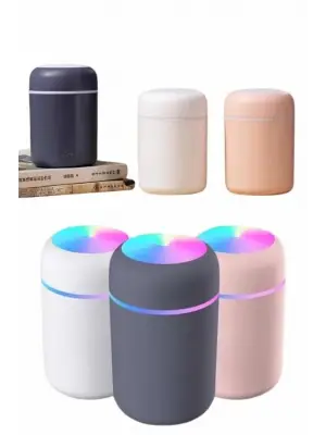 Rgb Işıklı Ulrasonik Ledli Hava Nemlendirici Buhar Makinesi Buhardanlık