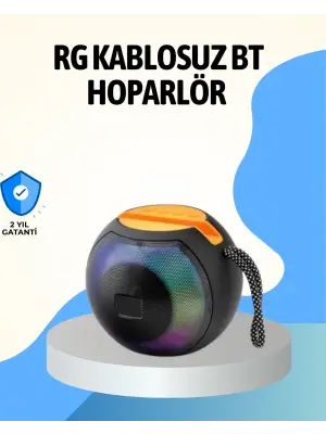 Rgb Led Işıklı Güçlü Baslı Kablosuz Hoparlör