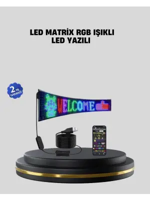 Rgb Led Panel Renkli Işık Efektli Dekoratif Aydınlatma