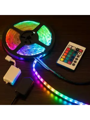Rgb Şerit 54 Led Kumandalı Usb Bağlantılı