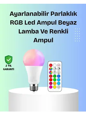 Rgbw Teknolojili Akıllı Led Ampul, Zamanlayıcılı
