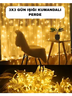 Romantik Ambiyans İçin Uzaktan Kumandalı Günışığı Peri Led