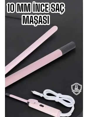 Saç Düzleştirici İnce Bukleler İyon Özelliği Taşınabilir Döner Kablo