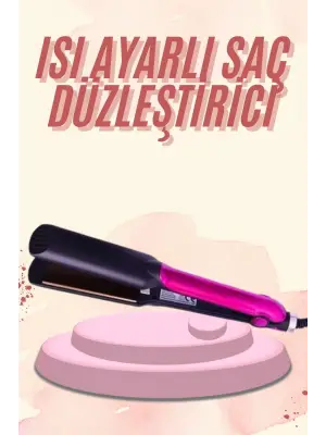 Saç Düzleştirici Seramik Kaplama Yüksek Isı Ayarlı Profesyonel 4 Kademeli 220 Decere