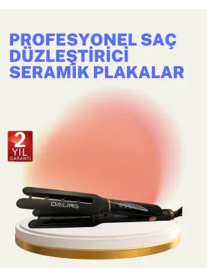 Saç Düzleştirici Seramik Plakalı 230c Hızlı Isınma 360° Kablo