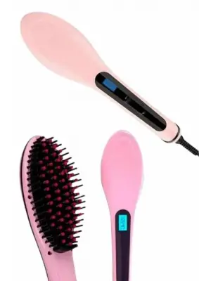 Saç Düzleştirici Tarak Dijital Göstergeli Seramik Kaplama Sıkı Dişli