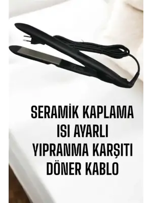 Saç Düzleştirici Yıpranma Karşıtı Keratin Bakımı Seramik Kaplama