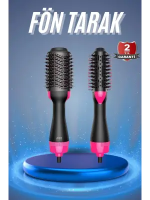 Saç Kurutma Makinesi Saç Düzleştirici Fön Tarak Isı Ayarlı Sıkı Dişli