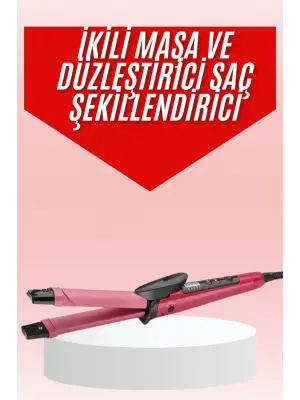 Saç Şekillendirici Düzleştirici Ve Maşa Özellikli Şekillendirici Seramik Kaplama