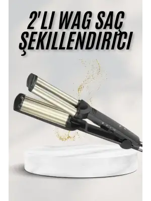 Saç Şekillendirici Wag Maşa Su Dalga Maşası Tüm Saç Tiplerine Uygun