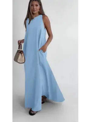 Omarı Salaş Cepli Elbise - Rahatlığın Şıklığı