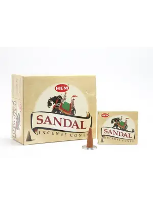 Sandal Aromalı Konik Tütsü