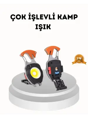 Şarj Edilebilir Çok Amaçlı Mini Fener – Güvenlik Düdüklü, Kompakt Ve Hafif Tasarım