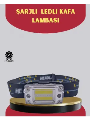 Şarj Edilebilir Led Kafa Feneri 215 Lümen Xpe Cob Güçlü Aydınlatma