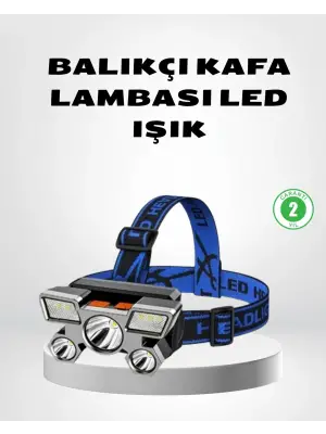Şarj Edilebilir Led Kafa Feneri – 4 Işık Modu, Ipx5 Su Geçirmez, Hareket Sensörlü