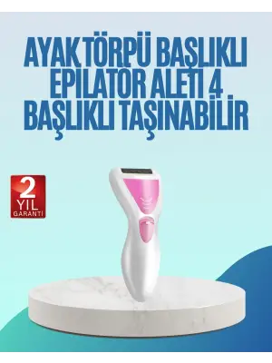 Şarjlı Epilatör Ve Ayak Törpüsü Seti