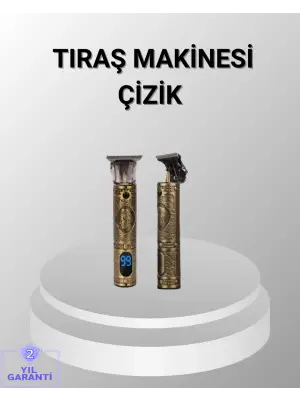 Şarjlı Kablosuz Tıraş Makinesi – 1800 Mah Batarya, Uzun Pil Ömrü, Profesyonel Sessiz Motor