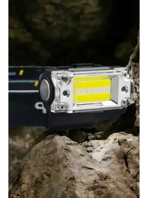 Şarjlı Kafa Feneri Suya Dayanıklı Ayarlanabilir Kamp Feneri