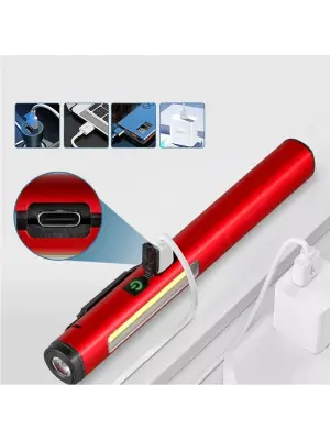 Şarjlı Mıknatıslı Çalışma Lambası Cep Feneri  Wt-307-s