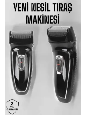 Şarjlı Paslanmaz Çelik Bıçaklı Ve Kablosuz Saç Sakal Tıraş Makinesi