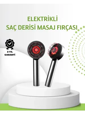 Şarjlı Saç Derisi Masaj Cihazı Kırmızı Işık Ve 3d Tarak Dişli