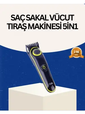 Şarjlı Sessiz Çalışan Saç Ve Sakal Şekillendirici Profesyonel Erkek Tıraş Makinesi