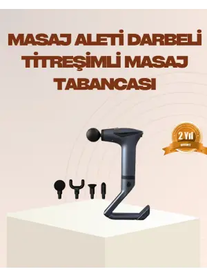 Şarjlı Taşınabilir 3in1 Titreşimli Masaj Aleti Esneme Bantlı