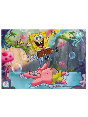 SB7978 SPONGEBOB TASLAMALI 24 PARÇA FRAME PUZZLE 1