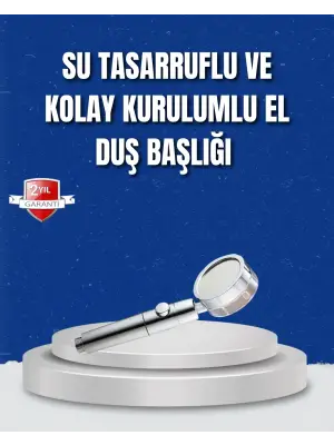 Şelale Sisi Ve Masaj Özellikli Banyo Duş Başlığı