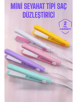 Seramik Kaplama Taşınabilir Mini Saç Düzleştirici Seyahat Dostu Tasarım