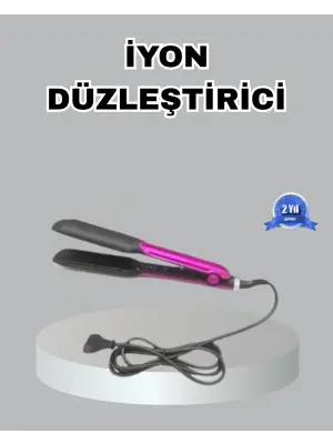 Seramik Plakalı Saç Düzleştirici – Plaka Kilitli Ve Elektriklenme Önleyici