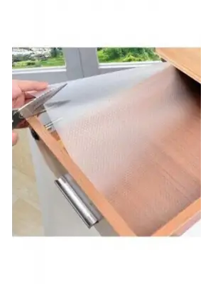 Omarı Şeffaf Kaydırmaz Raf ve Çekmece Örtüsü - 45 cm x 10 Metre