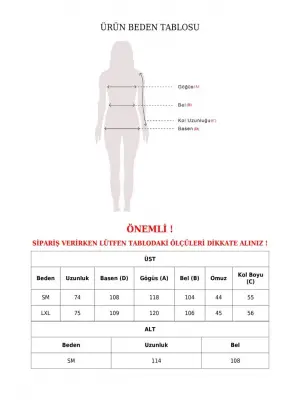 Serpme Taş Detaylı Pantolonlu Benorraho Takım  -Kahve