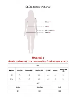 Serpme Taş Detaylı Pantolonlu Benorraho Takım  -Laci