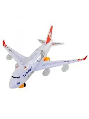 Sesli Işıklı Yerde Gezen THY Uçak - Boing 747