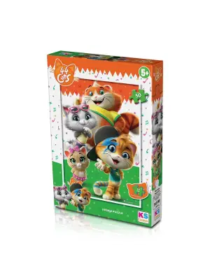 Omarı Kedi Puzzle 50 Parça - Eğlenceli ve Zorlu Bulmaca Oyunu