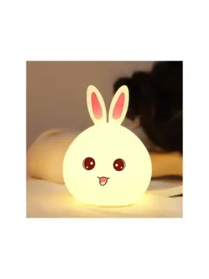 Sevimli Tavşan Tasarımlı Gece Lambası