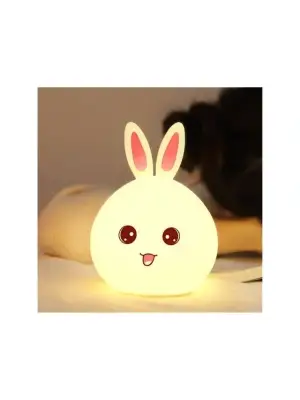 Sevimli Tavşan Tasarımlı Gece Lambası
