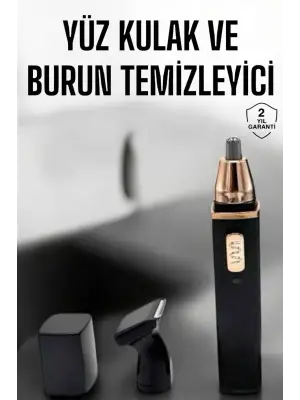 Seyahat Tipi Mini Taşınabilir Siyah Burun Kulak Yanak Kıl Ve Tüy Temizleme Makinesi