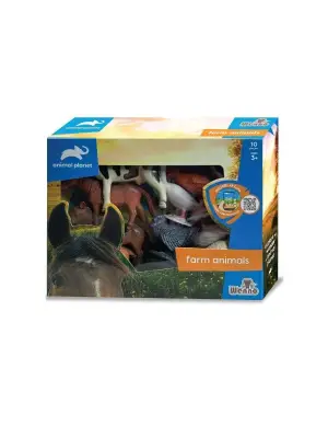 SH-D5804 Vardem Kutulu 10 Parça Çiftlik Hayvanları Seti