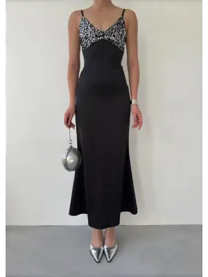 Shany İp Askılı Elbise